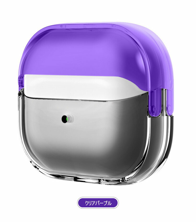 Galaxy Buds3 ケース Pro 透明 TPU + プラスチック シンプル 保護