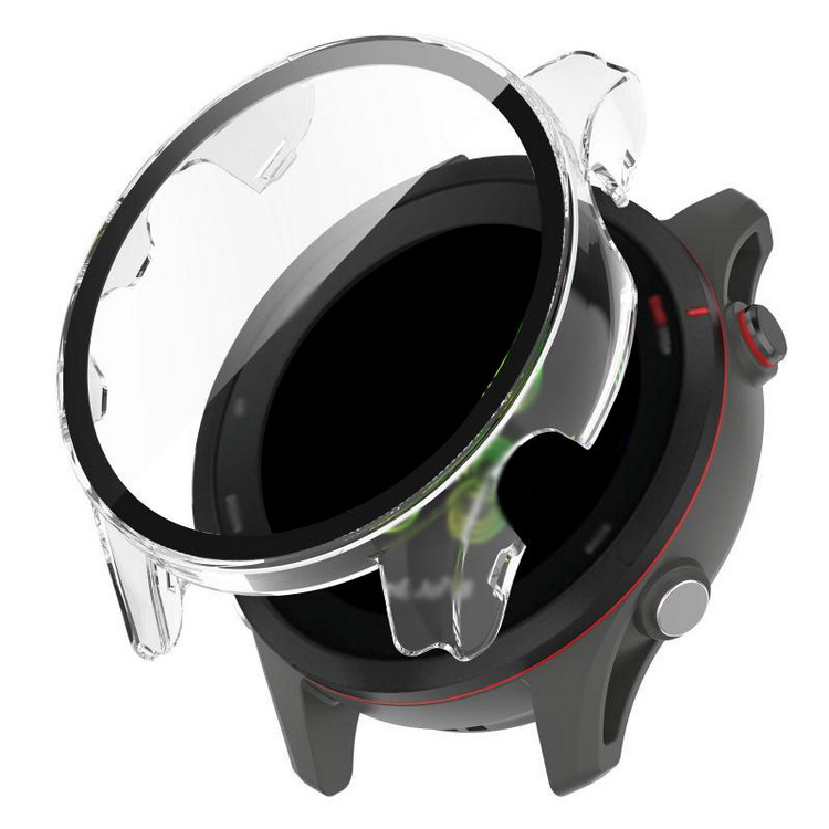 Garmin Forerunner 955/255/255S/255 Music/255S Music �N���A�P�[�X �J�o�[ �t���ʋ����K���X �S�ʕی� �t���ی�P�[�X ����