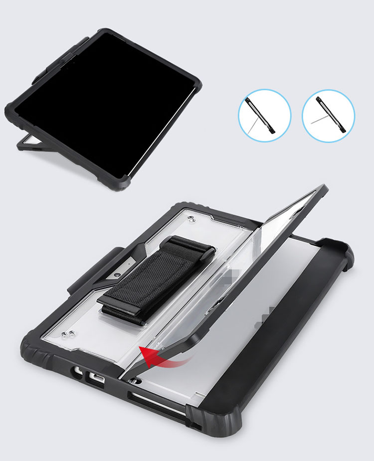 【美品】Microsoft Surface Go 4 タイプカバー　セット Surface Go 4 ケース 耐衝撃 クリア カバー Microsoft マイクロソフト