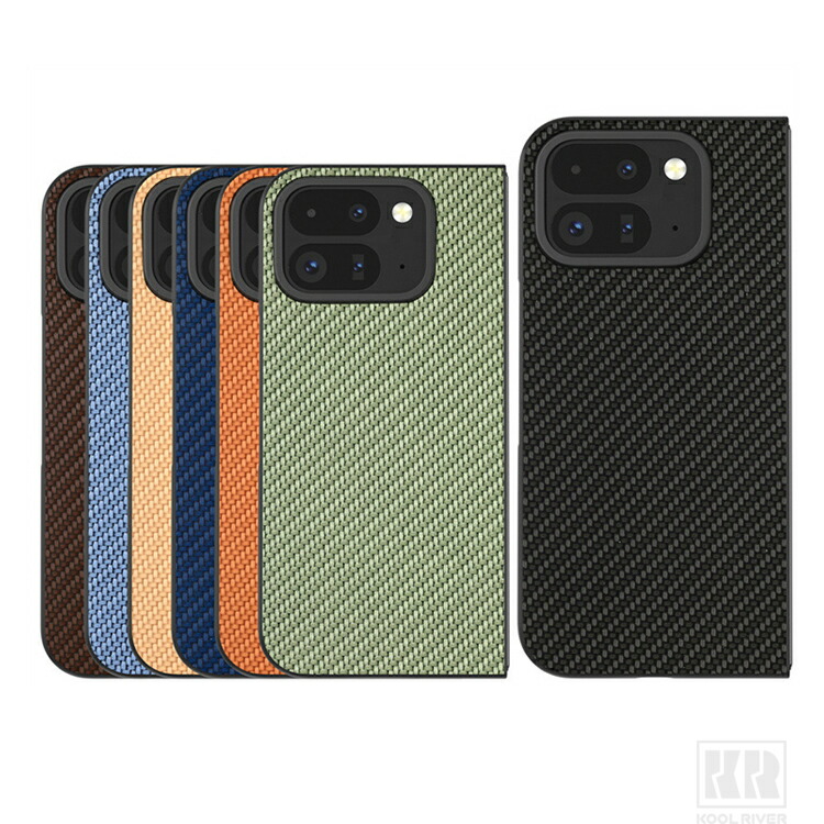Pixel 10 Pro Fold ケース カバー カーボン調 PUレザー+プラスチック 
