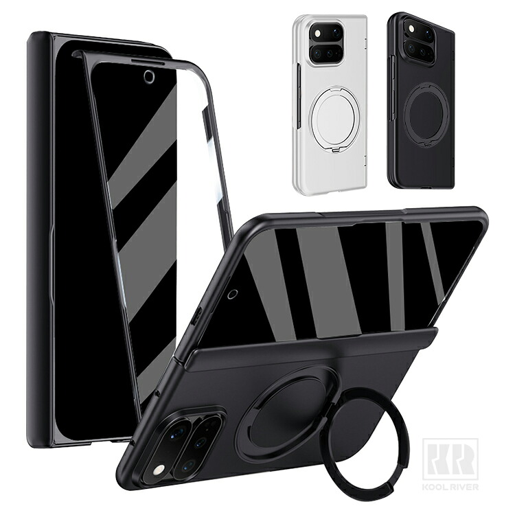 Pixel 11 Pro Fold �P�[�X �J�o�[ �O�ʋ����K���X �����K���X+�v���X�`�b�N ��̌^�����O�t�� �X�^���h�@�\ �q���W�ی� Qi�[�d ���C�����X�[�d�Ή�