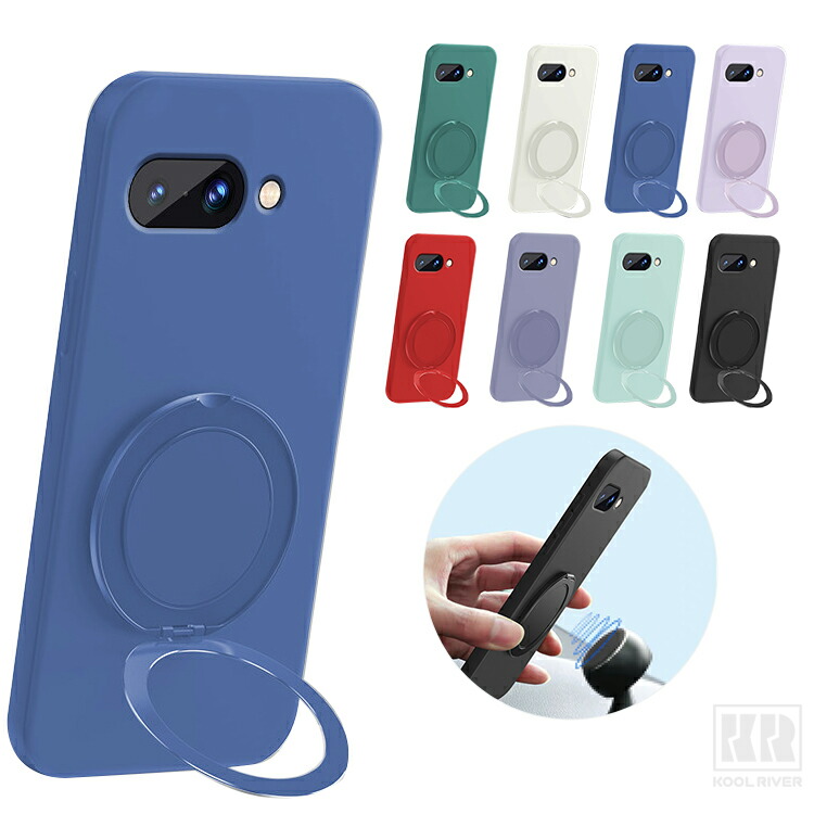 Insta Pixel 10a�Ή� �P�[�X �ϏՌ� Pixel9a �J�o�[ �}�O�l�b�g���ԍڃz���_�[�Ή� �����^�X�}�z�����O�t�� �X�^���h�@�\ TPU �\�t�g�P�[�X  �V���v��