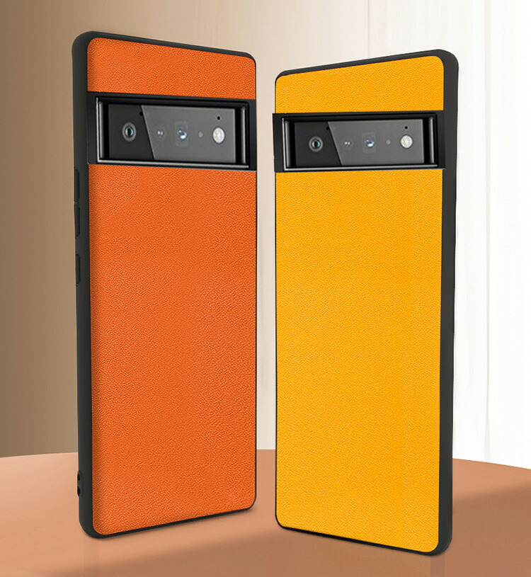 Google Pixel 6/Pixel 6 Pro ケース/カバー レザー調 カーボン調