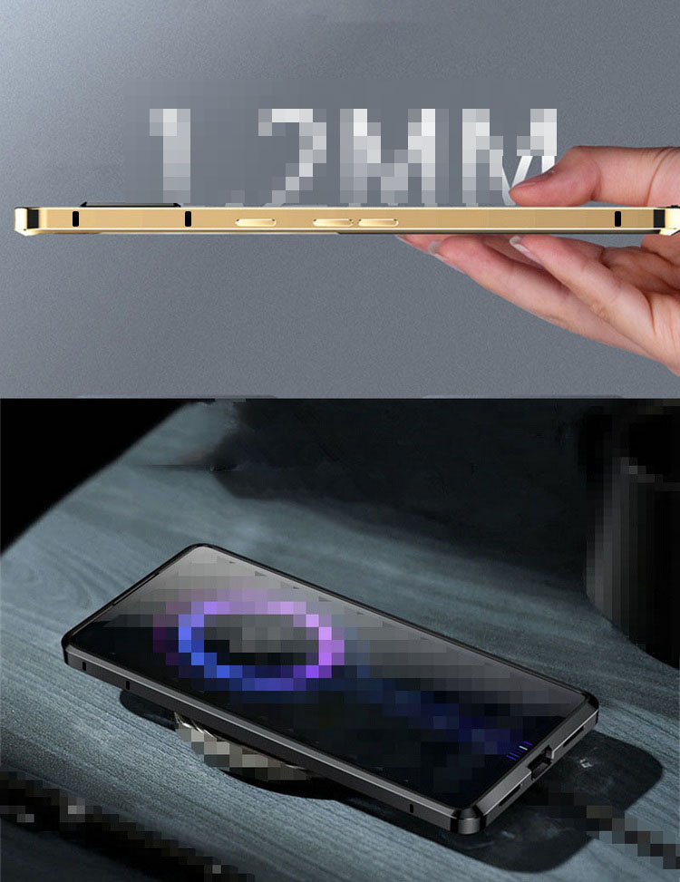 Pixel9 バンパー Pro ケース Qi充電 ワイヤレス充電 対応 アルミ