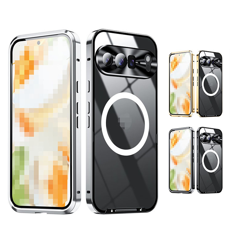 【Fotee】Pixel9 Pro バンパー ケース Qi充電 ワイヤレス充電 Pixel9 バンパー Pro ケース Qi充電 ワイヤレス充電 対応 アルミ