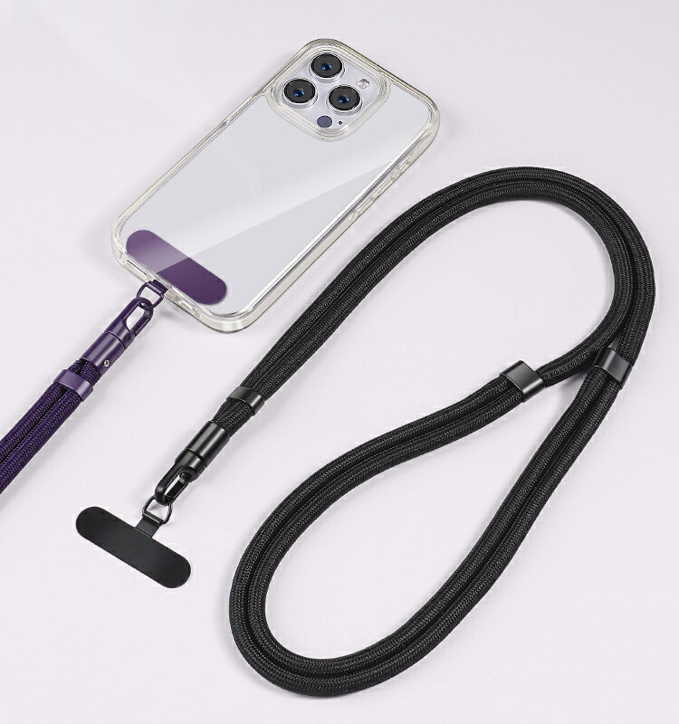 Pixel9a スマホショルダー ストラップ 後付け スマホケースに挟むだけ