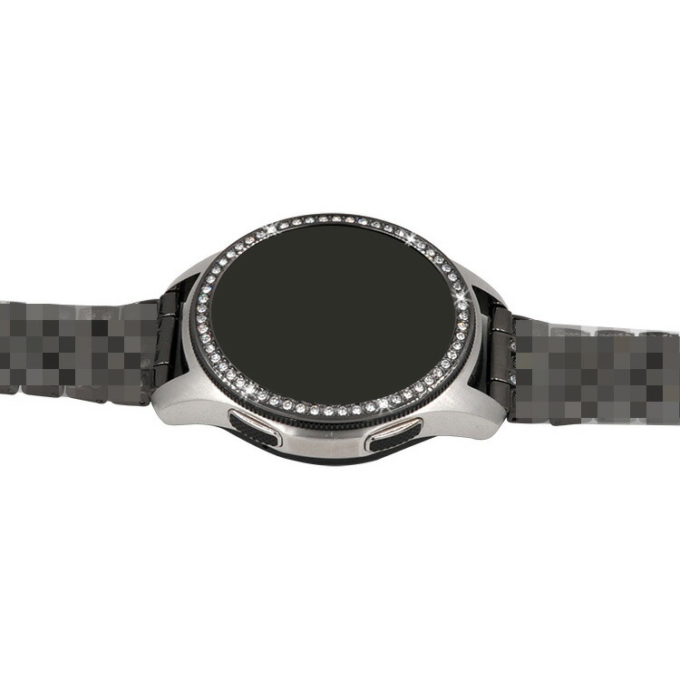 Galaxy Watch 4 Classic 42mm/46mm ベゼルリング 保護カバー ベゼルリングフレーム ステンレス 取付簡単 粘着式 ギャラクシーウォッチ｜keitaiichiba｜06
