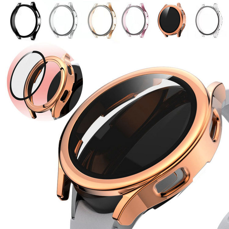Galaxy Watch 4 ケース カバー 40mm/44mm 強化ガラス付き レディース メンズ 保護カバー 保護ケース ギャラクシーウォッチ スマートウォッチケース