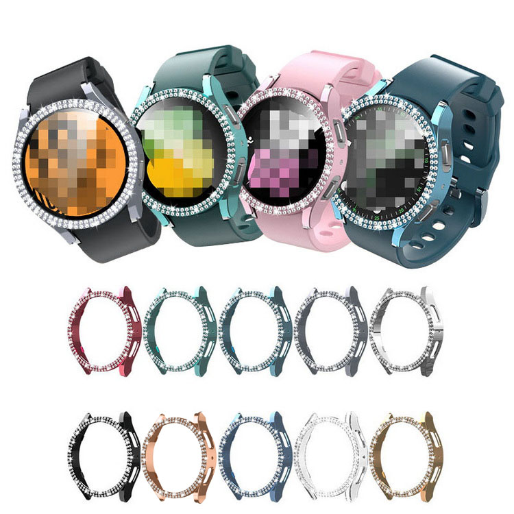 Galaxy Watch 6 ケース 耐衝撃 カバー かわいい/きらきら ラインストーン エレガント 保護ケース/カバー ギャラクシーウォッチ6 40/44mm｜keitaiichiba