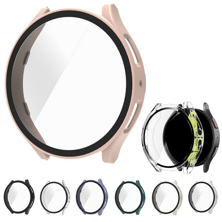 Galaxy Watch 6 ケース 耐衝撃 カバー 強化ガラス ガラスフィルム付き 