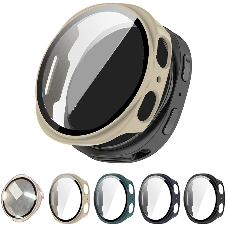 Galaxy Watch 9/8 �J�o�[ �n�[�h�P�[�X �����K���X �K���X�t�B�����t�� �S�ʕی� �t���ی�P�[�X Samsung �T���X�� �M�����N�V�[�E�H�b�`8 40/44mm