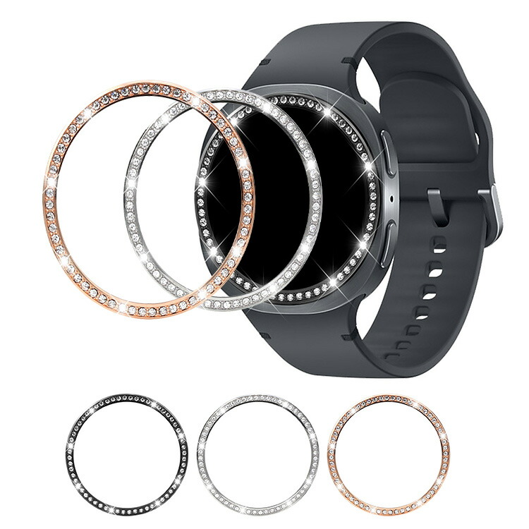 Galaxy Watch 8 �x�[�������O Watch8 40mm 44mm �ی�J�o�[ �x�[�������O�t���[�� �X�e�����X ��t�ȒP �S���� Samsung �T���X�� �M�����N�V�[�E�H�b�`8