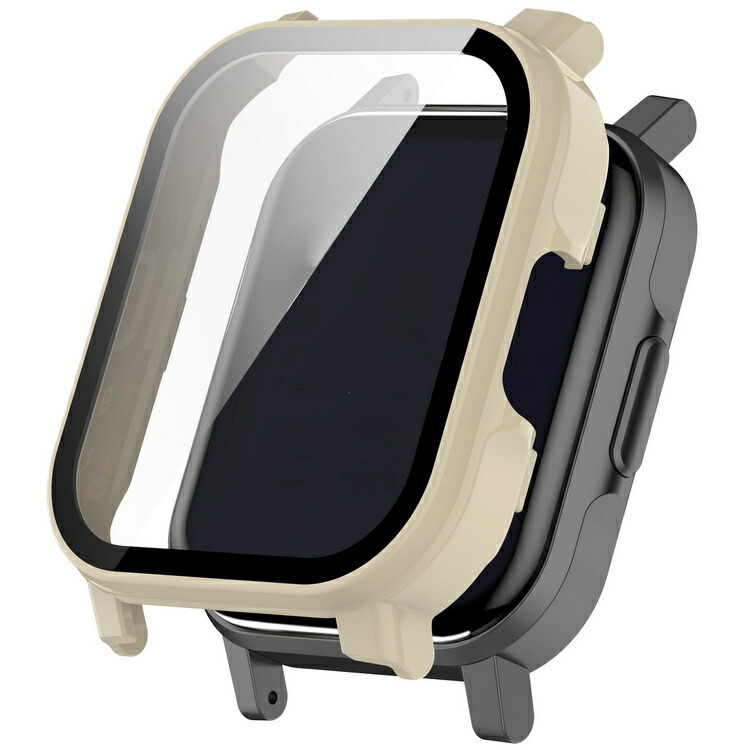HAYLOU Watch 2 LS02 ケース カバー 液晶面強化ガラス 全面保護 液晶保護ケース ハイロー ヘイルー ウォッチ 2 LS02 単色/クリア フィルム一体 |  | 05