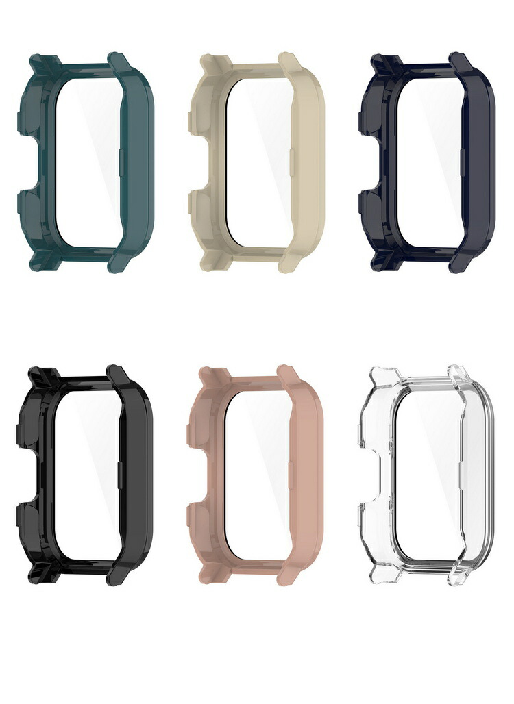 HAYLOU Watch 2 LS02 ケース カバー 液晶面強化ガラス 全面保護 液晶保護ケース ハイロー ヘイルー ウォッチ 2 LS02 単色/クリア フィルム一体 |  | 06