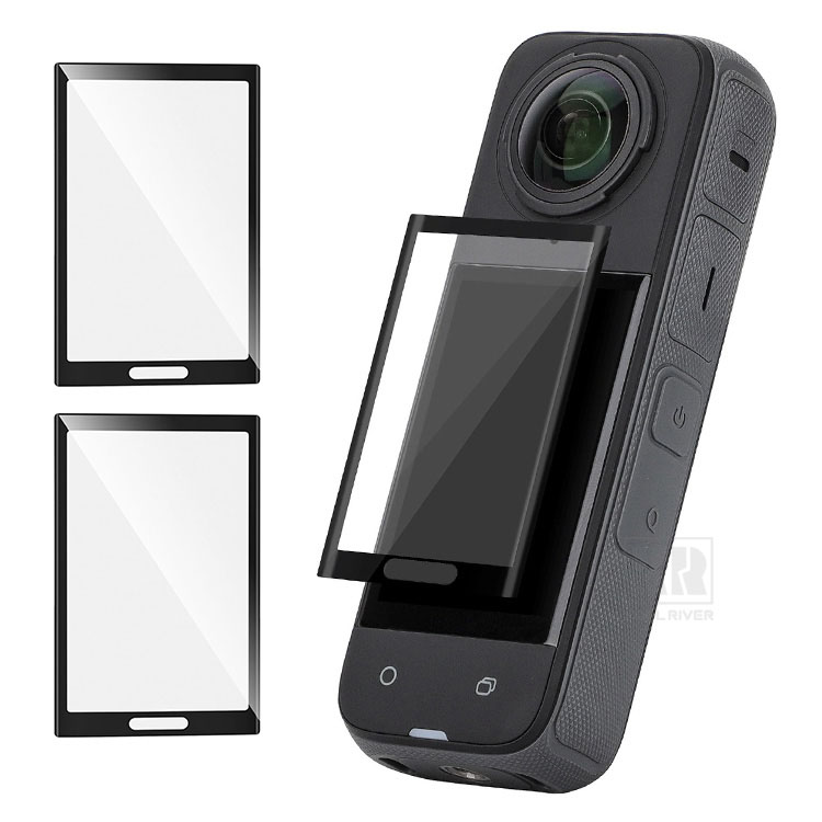 �݊��i Insta360 X6�p �K���X�t�B���� �����K���X 2������ �t���ی�t�B���� �Ȗʕی�t�B���� �t���ی� �t���ی�V�[�g �C���X�^360�p