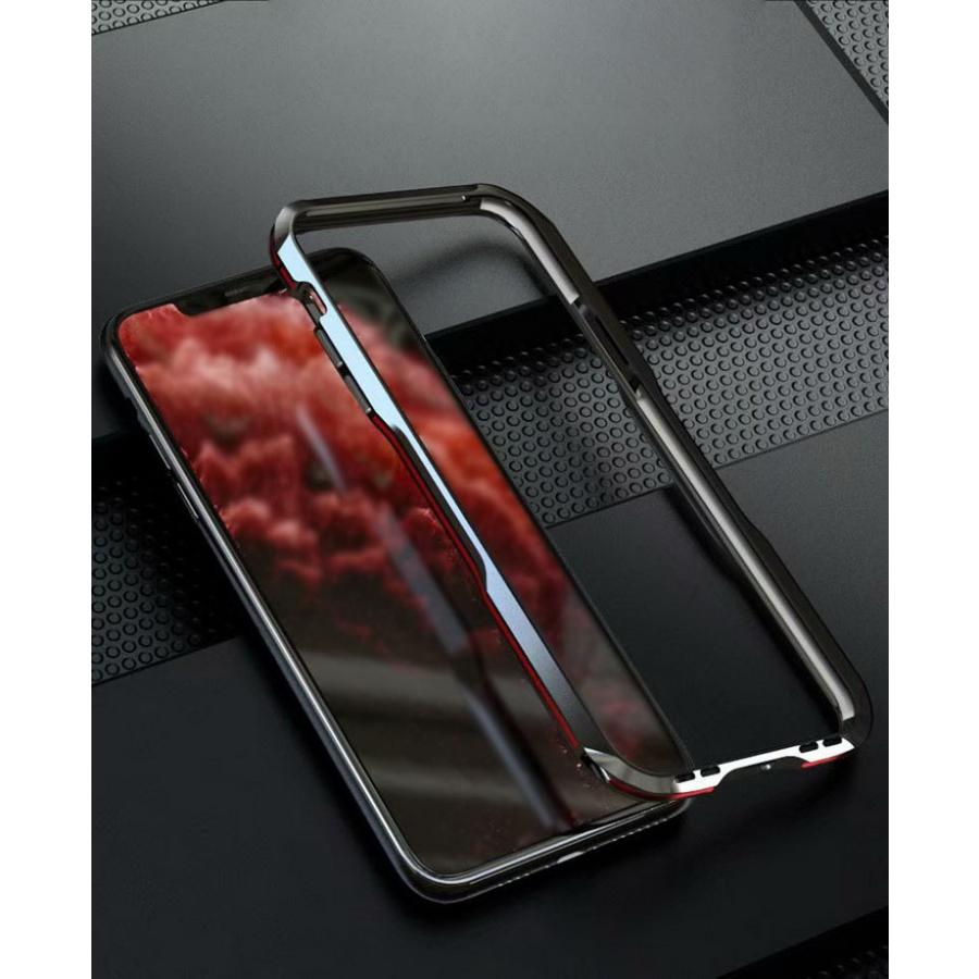 【強化ガラス付き】iPhone11/11 Pro/11 Pro Max ケース/カバー アルミ バンパー かっこいい アルミサイドバンパー｜keitaiichiba｜03