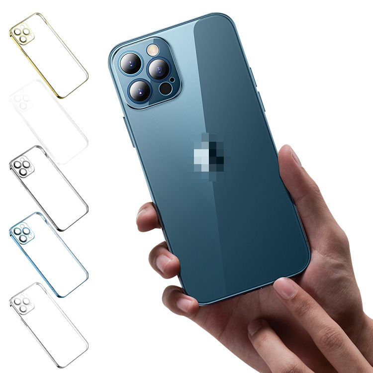 iPhone13/13 mini/13 Pro/13 Pro Max �N���A �P�[�X/�J�o�[ ���b�L ���� TPU�P�[�X/�J�o�[ �A�C�t�H��13/13�~�j/13�v��/13�v���}�b�N�X �P�[�X