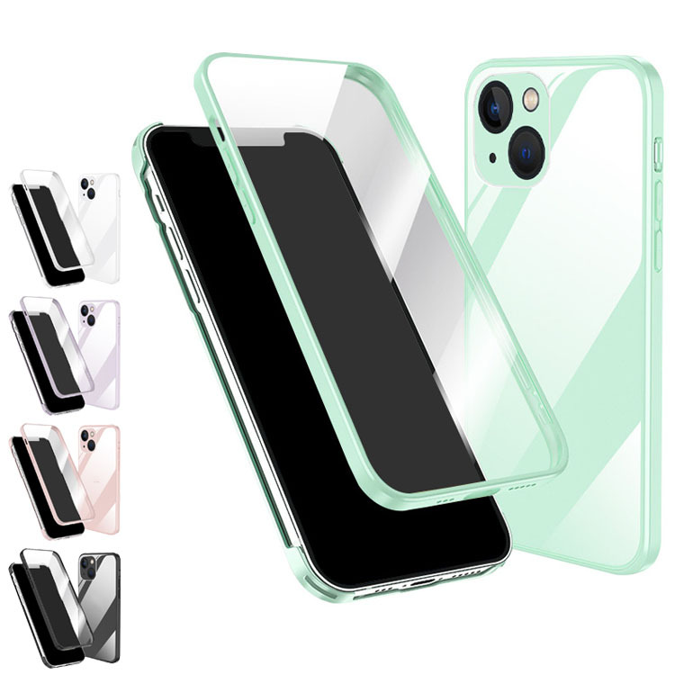 iPhone13/13 mini/13 Pro/13 Pro Max P[X NA Oʓ KX  O یP[X Ռz Jo[ ACtH13 ʃP[X X}zP[X