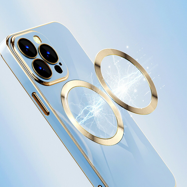 iPhone15 ケース Qi充電 ワイヤレス充電 対応 ストラップホール付き TPU メッキ ソフトケース/カバー iPhone 15 Plus/15 Pro/15 Pro Max｜keitaiichiba｜04