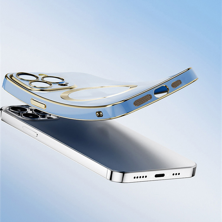 iPhone15 ケース Qi充電 ワイヤレス充電 対応 ストラップホール付き TPU メッキ ソフトケース/カバー iPhone 15 Plus/15 Pro/15 Pro Max｜keitaiichiba｜05