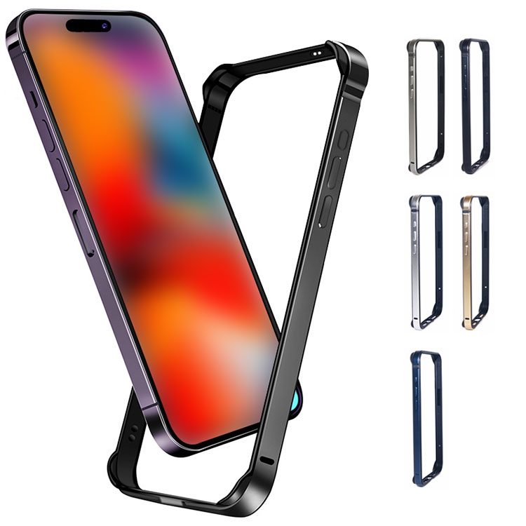 iPhone15 �o���p�[ �P�[�X �A���~ �o���p�[ ���������� �A���~�o���p�[ Apple iPhone 15 Plus/15 Pro/15 Pro Max �A�b�v��