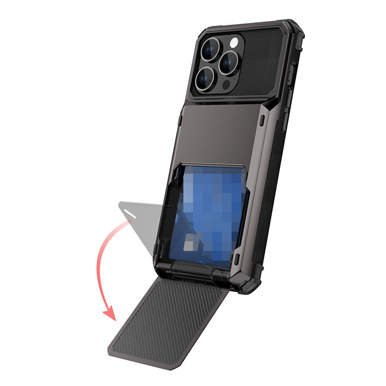 iPhone16 ケース 耐衝撃 カバー プラスチック ハードケース カード収納