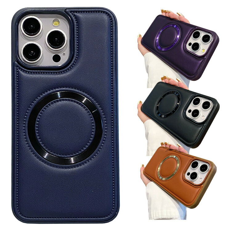 iPhone16 �P�[�X �ϏՌ� �J�o�[ PU���U�[ �w��PU���U�[�P�[�X   Qi�[�d ���C�����X�[�d �Ή� �V���v�� ������� Apple iPhone 16 Plus/16 Pro/16 Pro Max