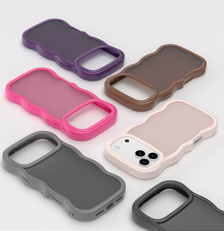 iPhone17 ケース 17 Air/17 Pro/17 Pro Max 耐衝撃 カバー ウェーブ 波