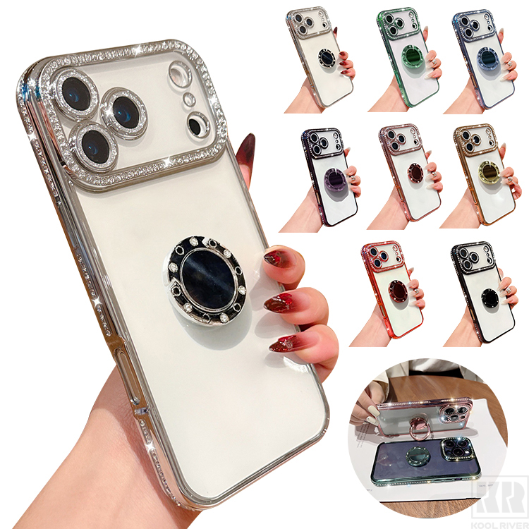 iPhone17 ケース クリア カバー レンズカバー付き 耐衝撃 透明 分離型