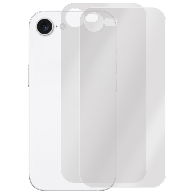 iPhone17e 背面保護フィルム ガラスフィルム 2枚入り 強化ガラス 背面
