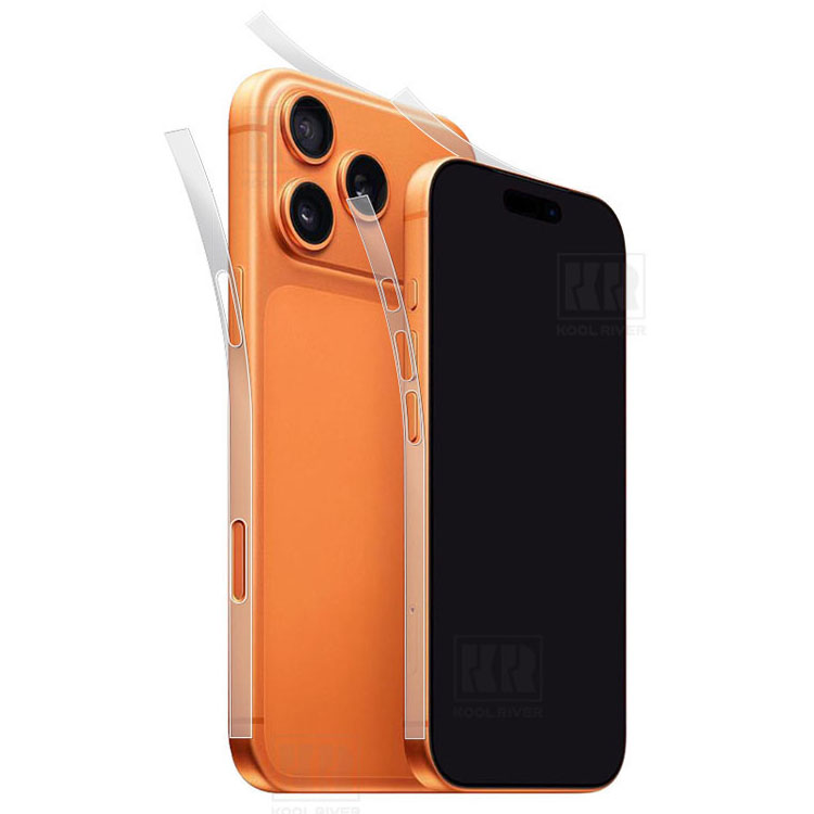 iPhone18 保護フィルム 2セット 合計8枚入 側面保護フィルム iPhone 18