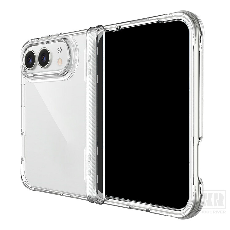 iPhone Duo �P�[�X �N���A �J�o�[ �܂肽���݌^ ���� �v���X�`�b�N �N���A�P�[�X �V���v�� Apple �A�b�v�� �A�C�t�H�� �f���I �ی�P�[�X