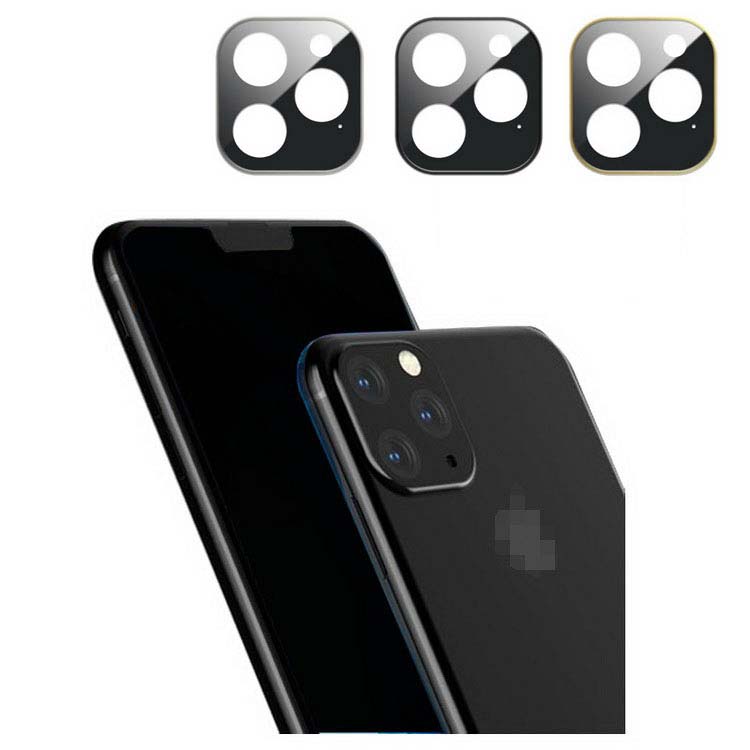 iPhone11 / 11 Pro Max カメラレンズ 保護 メタルリング ファッション