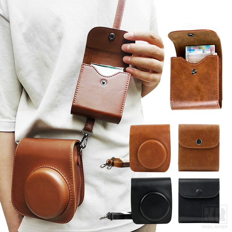 instax mini 12 �P�[�X �J�o�[ �V�����_�[�X�g���b�v�t�� PU���U�[ ���f�B�[�X �ʐ^���[�P�[�X ���|�� �J�����o�b�O �J�����P�[�X FUJIFILM