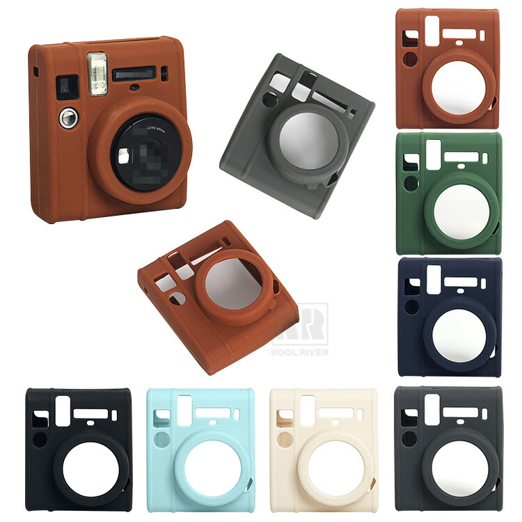 instax mini 40 �P�[�X �J�o�[ �V���R���P�[�X �ϏՌ� �V���v�� ������� ���^ �֗� FUJIFILM �C���X�^�b�N�X�~�j40