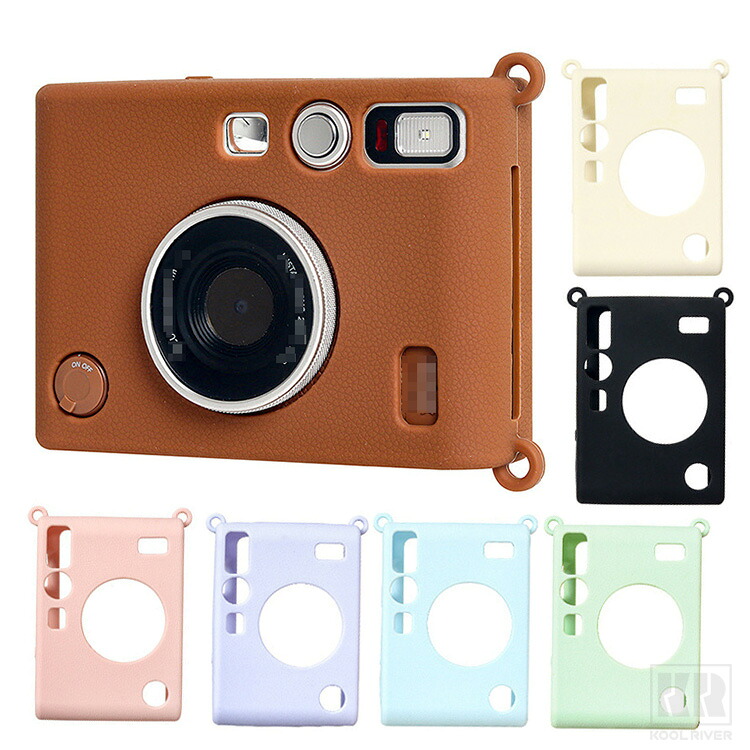 instax mini Evo �P�[�X �J�o�[ �V���R���P�[�X �ϏՌ� �V���v�� �X�g���b�v�z�[���t�� ������� ���^ �֗� FUJIFILM �C���X�^�b�N�X �~�j �G�{