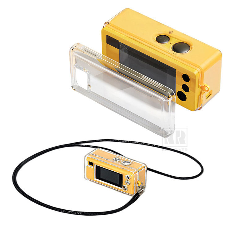 KODAK CHARMERA �P�[�X �N���A �J�o�[ �V�����_�[�X�g���b�v�t�� ���� �v���X�`�b�N �n�[�h�P�[�X ���|�� �J�����o�b�O �J�����P�[�X �R�_�b�N �`���[����