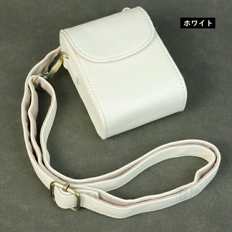 CANON IXY 650 m ケース カバー ショルダーストラップ付き PUレザー