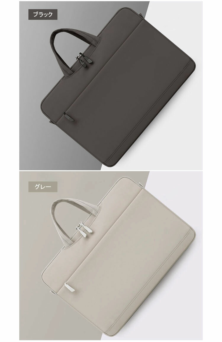 Surface Laptop Go 3/Go 2/Go (12.4インチ) ケース/カバー 手提げかばん キャンバス調 バッグ型 カバン型 シンプル ポケット付き セカンドバッグ型｜keitaiichiba｜06