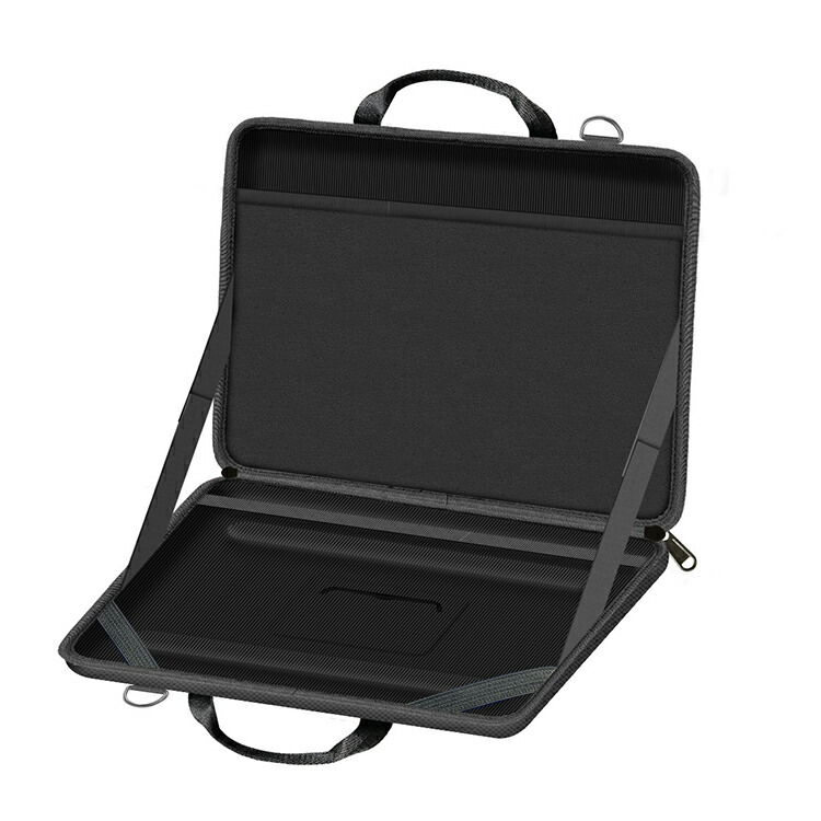 Surface Laptop Go 3 (12.4インチ) カバー シンプル 手提げかばん キャンバス調 かばん型 バッグ型 ポケット付き セカンドバッグ型 ファスナー付き｜keitaiichiba｜03