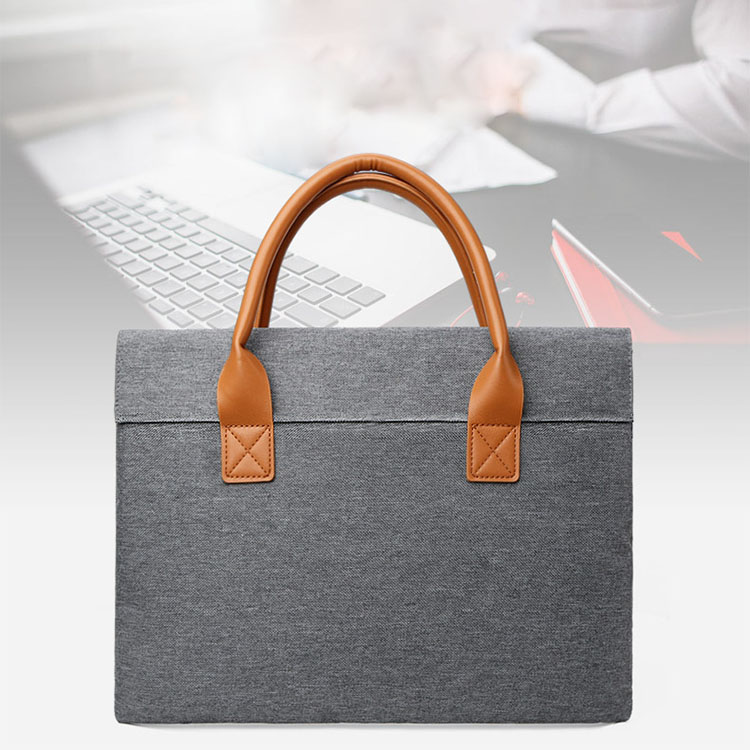 Surface Laptop Go 3 ケース (12.4インチ) カバー キャンバス調 かばん型 バッグ型 ポケット付き セカンドバッグ型 ファスナー付き ノートPC｜keitaiichiba｜02
