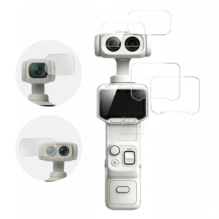 Insta Insta360 Luna Ultra�Ή� / Pro �����Y�ی�t�B����+�t���ی�t�B���� 2�Z�b�g ���v4���� �K���X�t�B���� �����K���X �t���ی�v���e�N�^�[/�K���X