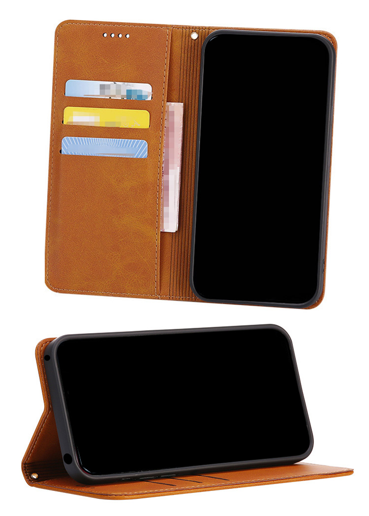 Leitz Phone 3 ケース ケース 手帳型 カバー PUレザー 手帳型レザーケース スタンド機能 カード収納 ストラップ穴 ライツフォン3 アンドロイド おすすめ｜keitaiichiba｜02