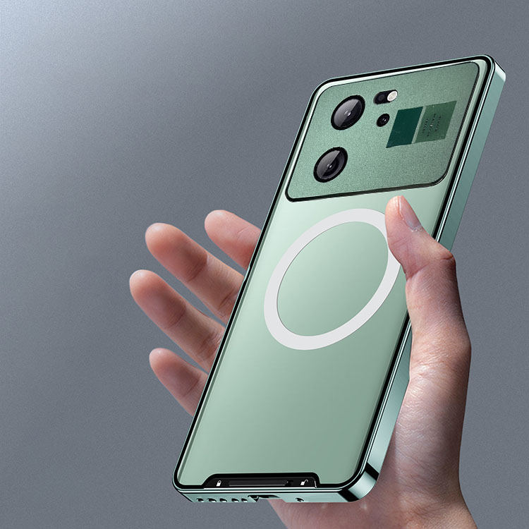 Xiaomi 13T バンパー ケース Pro アルミバンパー Qi充電 ワイヤレス