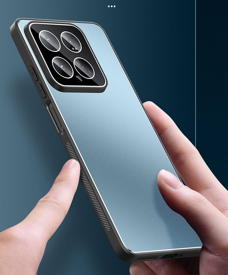 Xiaomi 14 ケース Pro ケース/カバー TPU+アルミ カメラレンズ