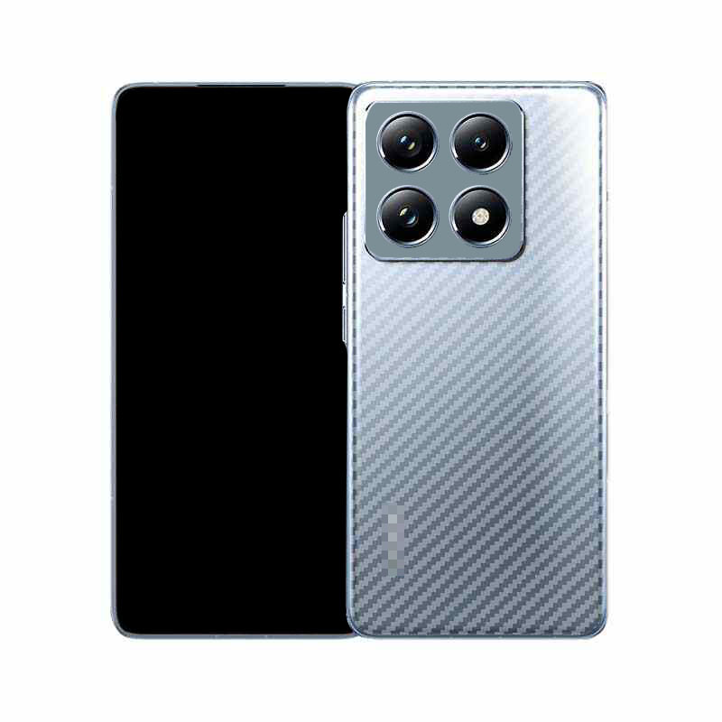 Xiaomi 14T フィルム 背面保護フィルム Pro カーボン調 半透明 2枚入り