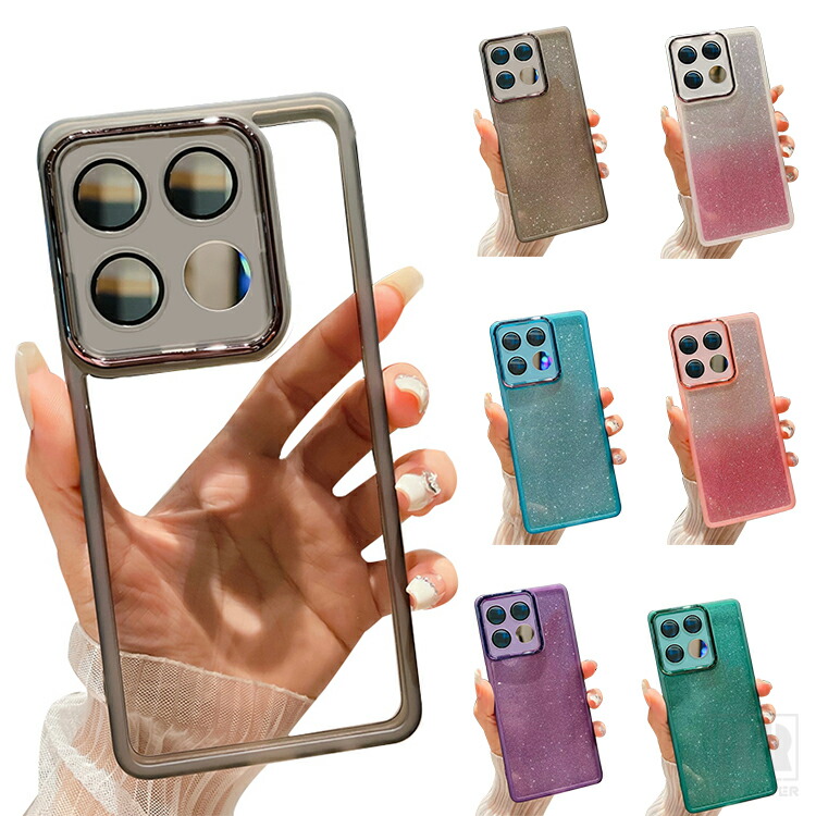 Xiaomi 15T �P�[�X �N���A 15T Pro �ϏՌ� �J�o�[ �����Y�J�o�[�t�� �N���A ���� TPU �\�t�g�P�[�X �O���f�[�V���� �X�g���b�v�� �O���b�^�[ ���炫��