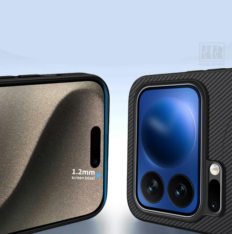 Xiaomi 17 ケース Pro/17 Pro Max 耐衝撃 カバー カーボン調 Qi充電