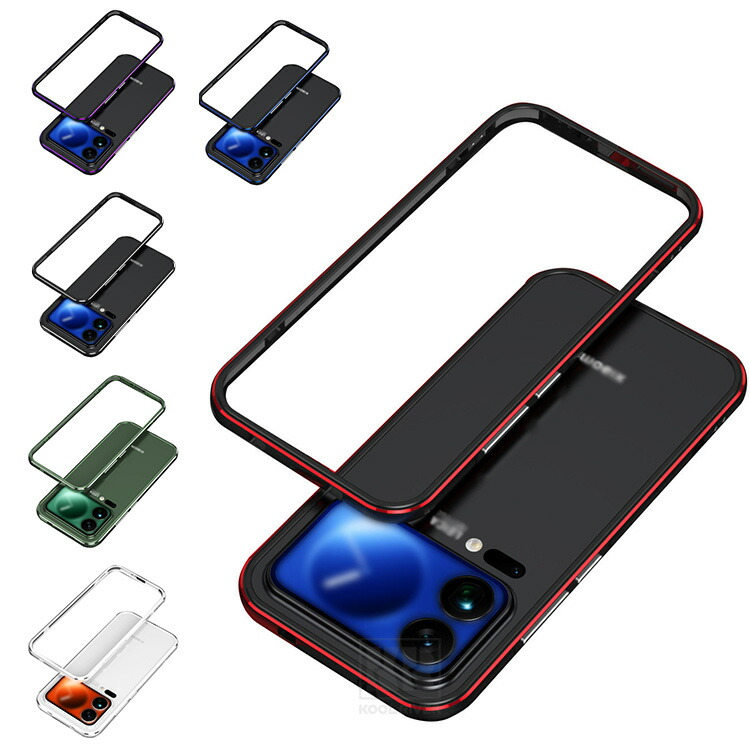 Xiaomi 17 �P�[�X 17 Pro/17 Pro Max �A���~ �o���p�[ ���������� �A���~�T�C�h�o���p�[ �A���~�o���p�[ ���^�� ���� �ȒP���� ����������  ���� �V���I�~