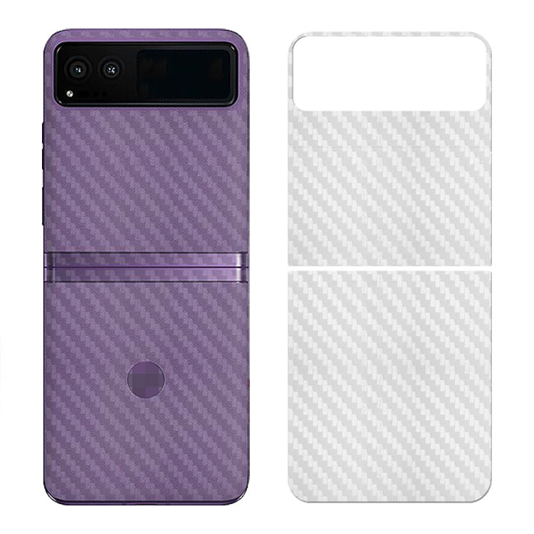 Moto Razr 40/Moto Razr 40s �J�[�{���� �o�b�N�t�B���� 2������ �w�ʕی�t�B���� �ی�t�B���� �ی�t�B�����X�e�b�J�[ ���������� Motorola ���g���[��